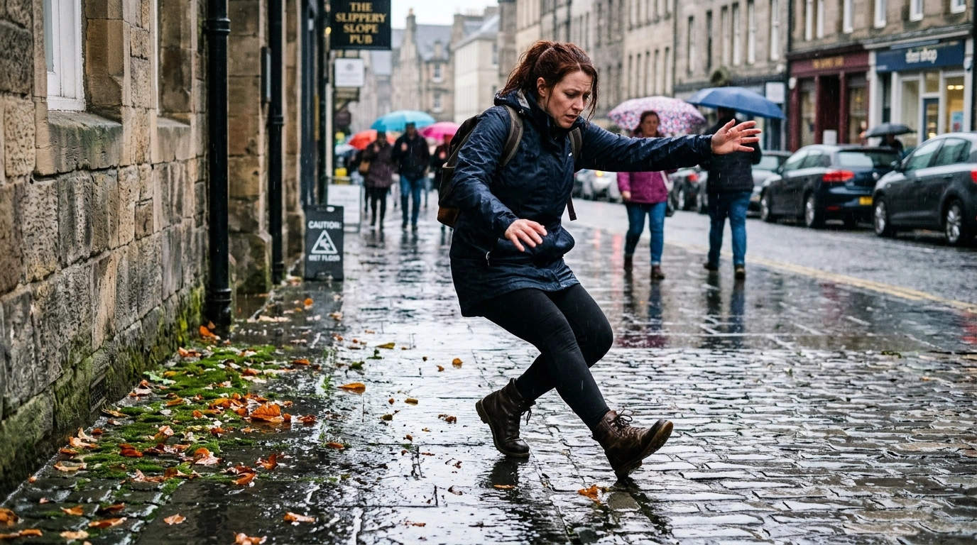 Metaphor for Slippery in Everyday Life