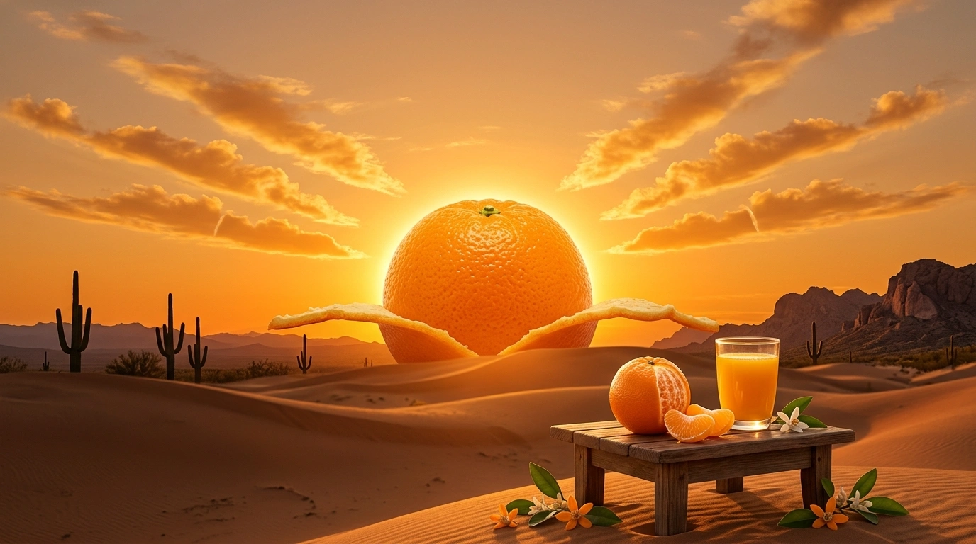 Metaphor for the Fruit Orange in Everyday Life