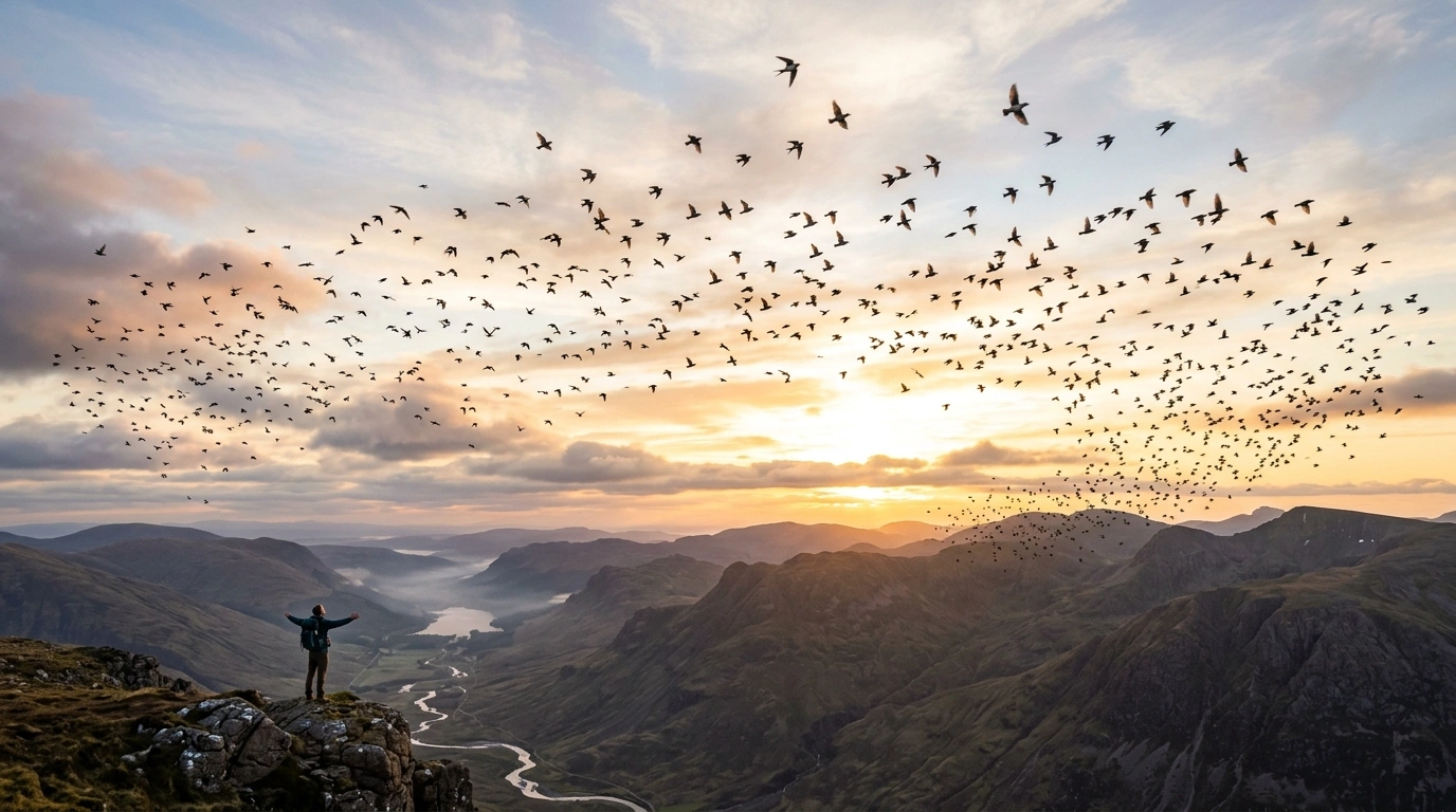 Real-Life Examples of Metaphor for birds flying