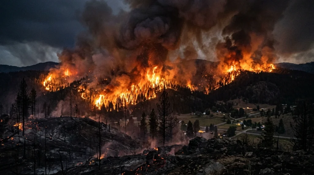 fire metaphor for disaster