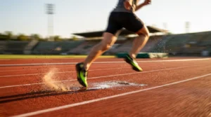 metaphor for a fast runner