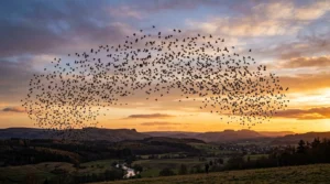 metaphor for birds flying
