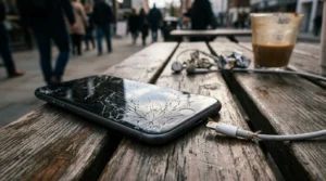 metaphor for breaking phone
