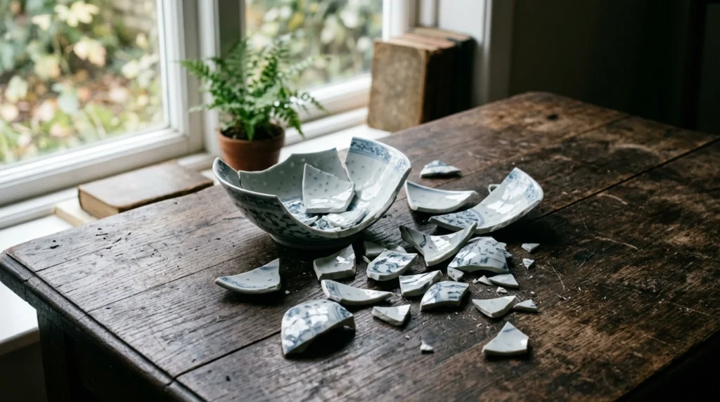 metaphor for broken