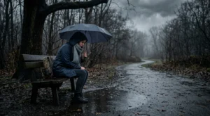 metaphor for gloomy