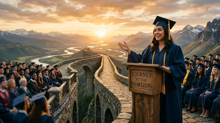 metaphor for graduation speech