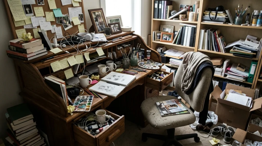 metaphor for messy