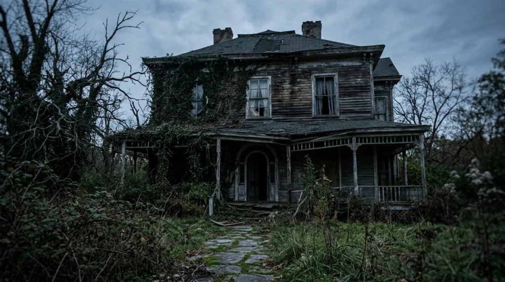 metaphor for scary house