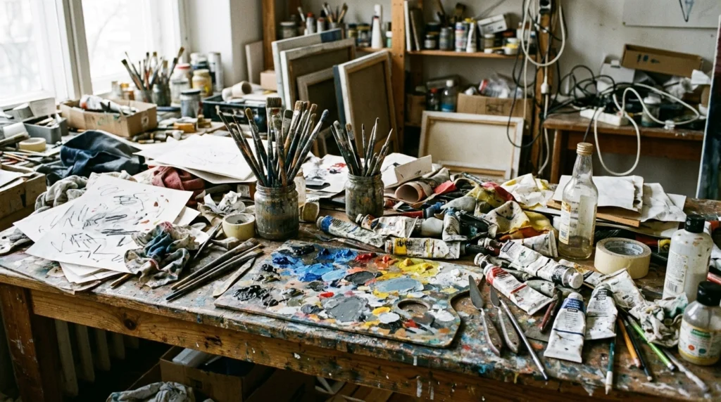 metaphor for something messy
