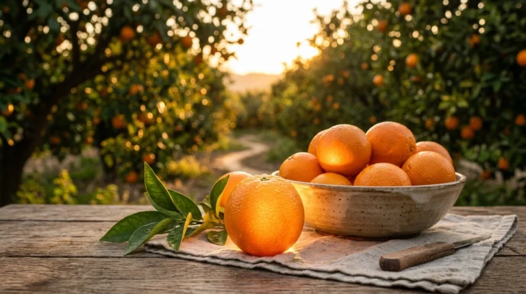 metaphor for the fruit orange